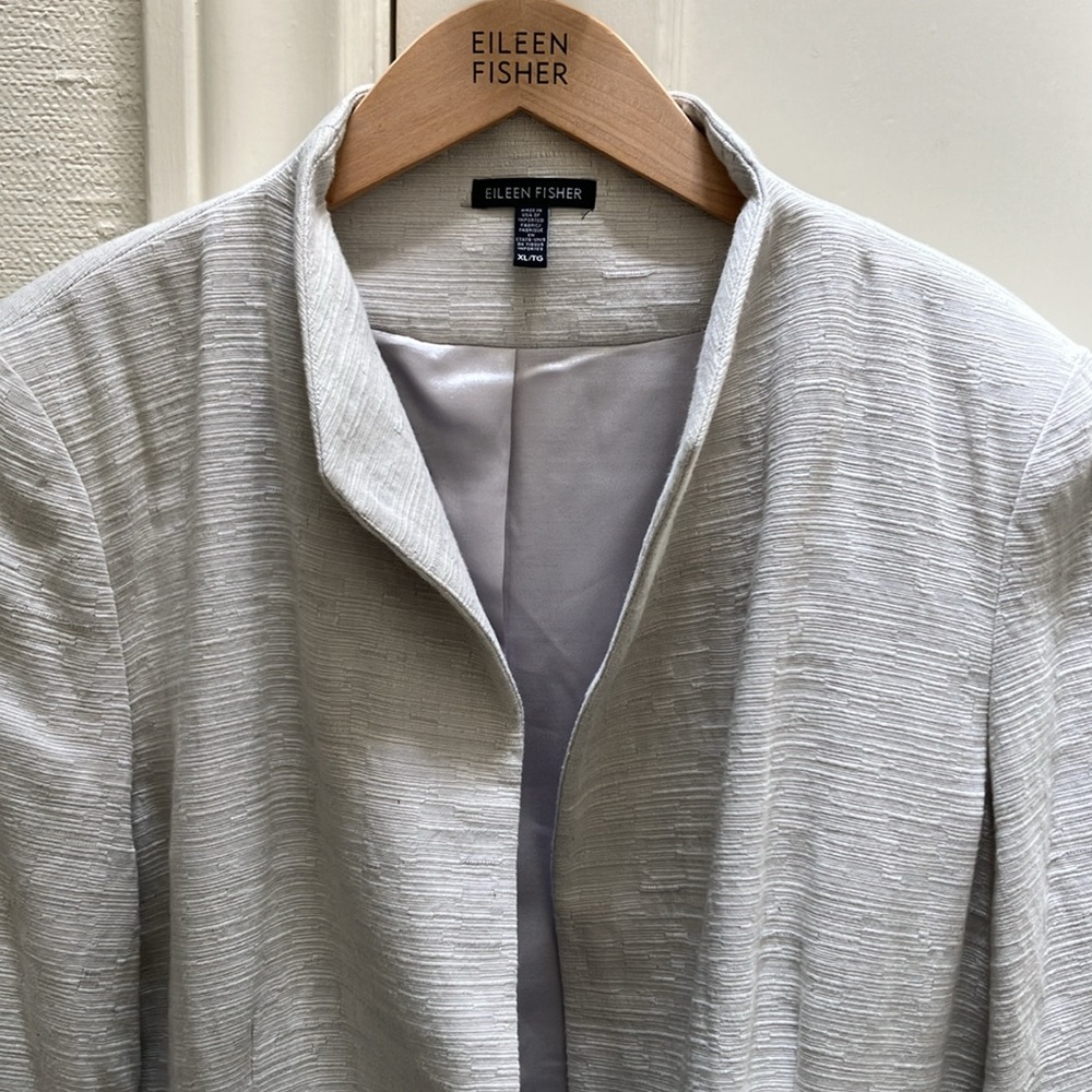 Beautiful Eileen Fisher Longline Jacket size XL - Picture 9 of 9